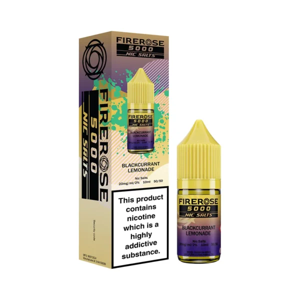 Elux Firerose 5000 Blackcurrant Lemonade Nic Salt