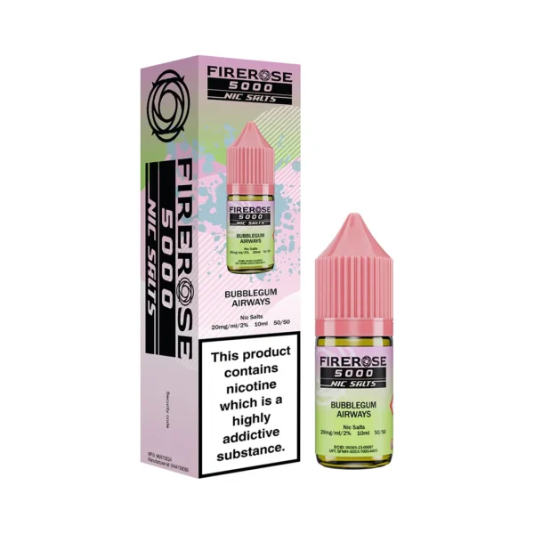 Elux Firerose 5000 Bubblegum Airways Nic Salt
