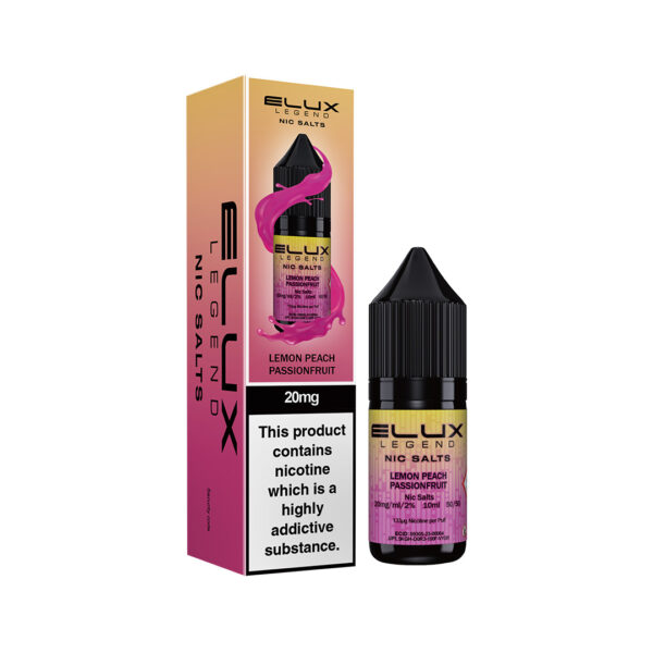 Elux Legend Lemon Peach Passionfruit Nic Salt E-Liquid