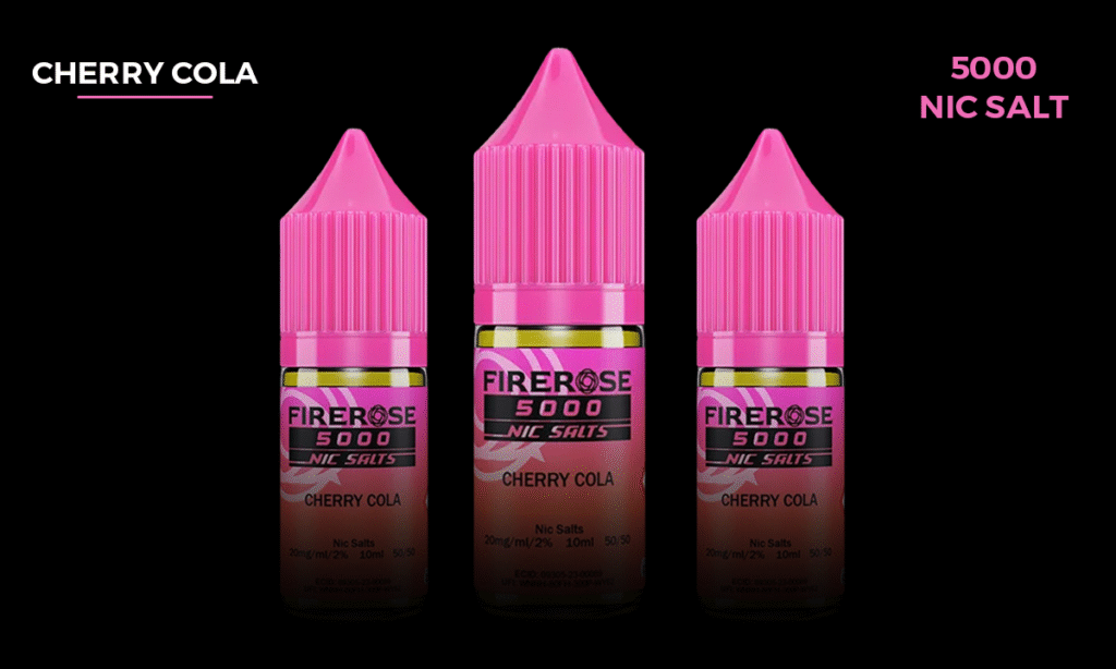 Elux Firerose 5000 cherry cola Nic Salt