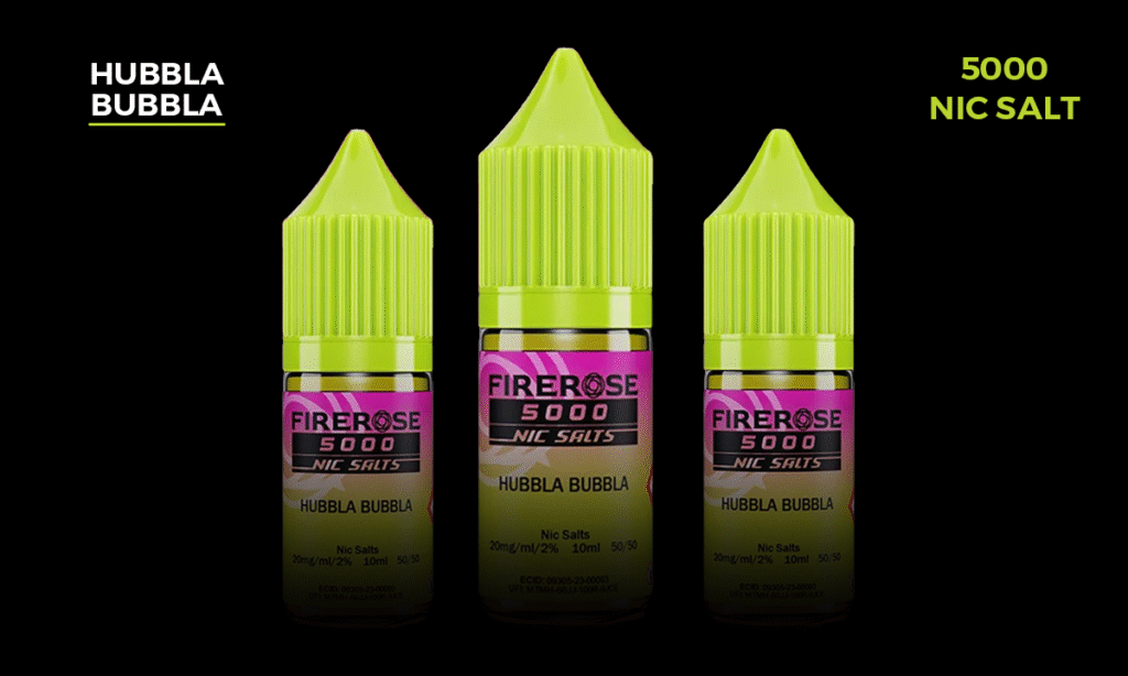 Elux Firerose 5000 hubbla bubbla Nic Salt