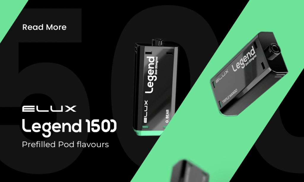 Elus legend 1500 pod flavours