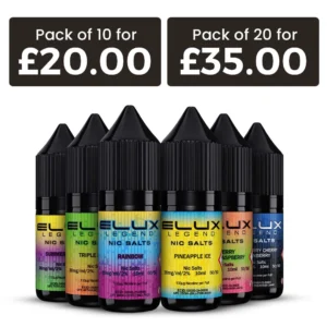 Elux Legend Nic Salts Box Of 10