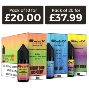 Elux Legend Nic Salts Box Of 10