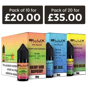 Elux Legend Nic Salts Box Of 10