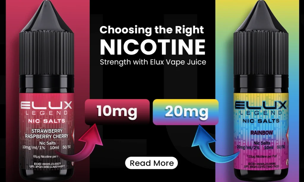 Choosing the Right Nicotine Strength with Elux Vape Juice